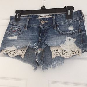 Hollister jean shorts